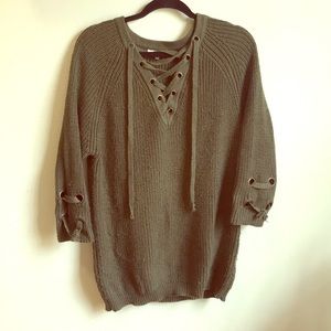 Green sweater